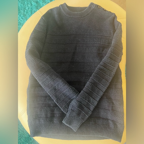 Men’s G-Star Navy Sweater - Picture 3 of 4